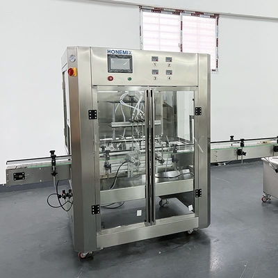 220V/110V तरल भरने की मशीन स्वचालित नीचे से ऊपर तक भरने की मशीन
