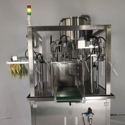 1.5KW स्वचालित पैकिंग मशीन दो सिर भरने वाली पेंच कैपिंग मशीन