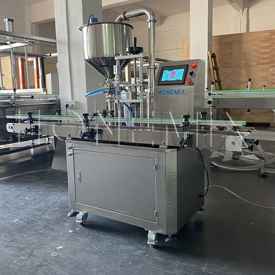 ऑटो सिंगल हेड क्रीम फिलिंग मशीन 110V / 220V 50Hz के लिए शॉवर जेल फिलर