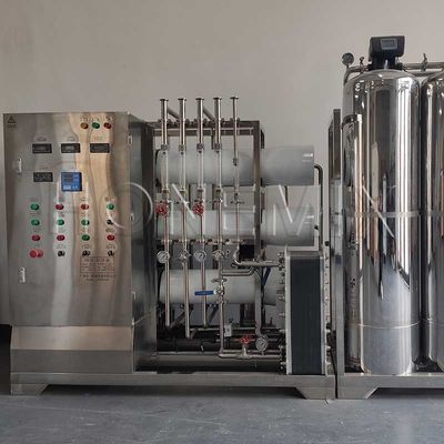 दो चरण रिवर्स ऑस्मोसिस वाटर ट्रीटमेंट प्लांट SUS304 With EDI Pure System