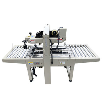 220V / 50HZ स्वचालित पैकिंग मशीन 12 मिमी कार्टन बॉक्स सीलर चिपकने वाला टेपिंग