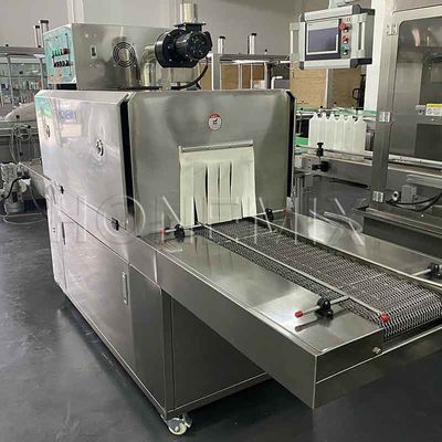 स्टीम बॉक्स फिल्म सिकुड़ने की मशीन कस्टम गर्मी सुरंग सिकुड़ लपेटने की मशीन